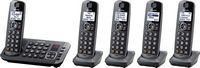 Panasonic - KX-TGE645M DECT 6.0 Expandable Cordless Phone System with Digital Answering System - ... - Left View