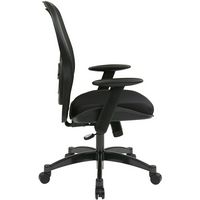Space Seating - 23 Series Fabric Chair - Black - Left View