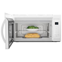 Whirlpool - 1.9 Cu. Ft. Over-the-Range Microwave with Sensor Cooking - White - Left View