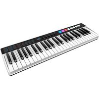 IK Multimedia - iRig Keys I/O 49-Key MIDI Controller - Black/White - Left View