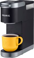 Keurig - K-Mini Plus Single Serve K-Cup Pod Coffee Maker - Matte Black - Left View