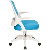 OSP Home Furnishings - Jackson Office Chair - Blue - Left View