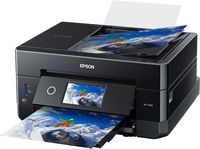 Epson - Expression Premium XP-7100 Wireless All-In-One Inkjet Printer - Black - Left View