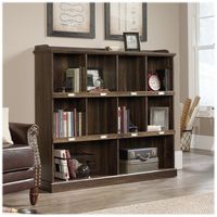 Sauder - Barrister Lane Collection 10-Shelf Bookcase - Iron Oak - Left View