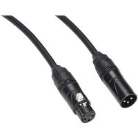 Samson - Tourtek Pro 20' Microphone Cable - Black - Left View