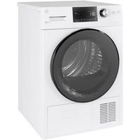 GE - 4.1 Cu. Ft. 13-Cycle Electric Dryer - White - Left View