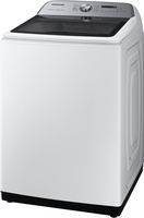 Samsung - 5.0 Cu. Ft. High-Efficiency Top Load Washer with Super Speed - White - Left View