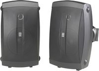 Yamaha - 120W Outdoor Wall-Mount 2-Way Speakers - Black - Left View