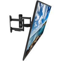 Kanto - Full-Motion Corner TV Wall Mount for Most 37