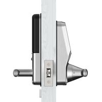 Lockly - Secure Pro Smart Lock Wi-Fi Replacement Latch with 3D Biometric Fingerprint/Keypad/App/V... - Left View