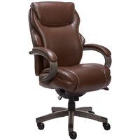 La-Z-Boy - Premium Hyland Executive Office Chair - Gray/Brown - Left View