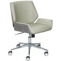 Adore Decor - Bentwood Task Chair - French Gray - Left View