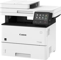 Canon - imageCLASS D1650 Wireless Black-and-White All-In-One Laser Printer - White - Left View