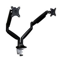 Mount-It! - Dual Monitor Desk Mount With Gas Spring Arms Up to 32