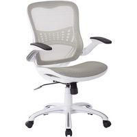 OSP Home Furnishings - Riley Office Chair - White - Left View