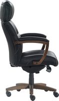 La-Z-Boy - Greyson Modern Faux Leather Executive Chair - Black - Left View