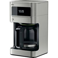 Braun - BrewSense 12-Cup Coffee Maker - Stainless Steel - Left View