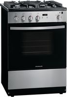 Frigidaire - 1.9 Cu. Ft. Freestanding Gas Range - Stainless Steel - Left View