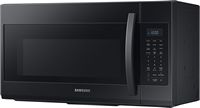 Samsung - 1.9 Cu. Ft. Over-the-Range Microwave with Sensor Cook - Black - Left View