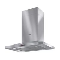 Bosch 300 Series - 30 inches - Externally Vented & Recirculating - Wall Range Hood - Stainless steel - Left View