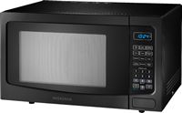 Insignia™ - 1.1 Cu. Ft. Microwave - Black - Left View