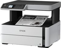 Epson - EcoTank ET-M2170 Wireless Monochrome All-in-One Supertank Printer - White - Left View