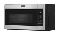Maytag - 1.7 Cu. Ft. Over-the-Range Microwave - Stainless Steel - Left View