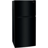 Frigidaire - 18.3 Cu. Ft. Top-Freezer Refrigerator - Black - Left View