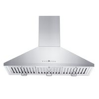 ZLINE - 48 inches - Externally Vented - Wall Range Hood - Stainless Steel - Left View