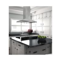 ZLINE - 30 inches - Externally Vented - Island Range Hood - Stainless Steel - Left View