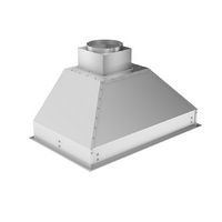 ZLINE - 34 inches - Externally Vented - Range Hood Insert - Brushed Stainless Steel - Left View