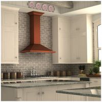 ZLINE - 30 inches - Externally Vented - Wall Range Hood - Copper - Left View