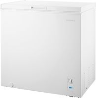 Insignia™ - 7.0 Cu. Ft. Garage Ready-Chest Freezer - White - Left View