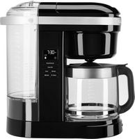 KitchenAid - 12-Cup Drip Coffee Maker with Spiral Showerhead - Onyx Black - Left View