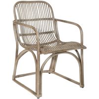 OSP Home Furnishings - Hastings Tuscan Armchair - Gray - Left View