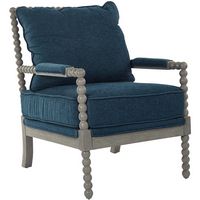 OSP Home Furnishings - Abbott Chair - Azure - Left View