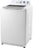 Insignia™ - 4.5 Cu. Ft. High Efficiency Top Load Washer with ColdMotion Technology - White - Left View