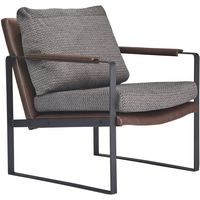 Finch - Modern Armchair - Gray - Left View