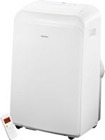 Insignia™ - 250 Sq. Ft. Portable Air Conditioner - White - Left View