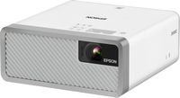 Epson - EF-100 Mini Laser Streaming Wireless 3LCD Projector with Android TV - White - Left View