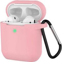 SaharaCase - Case Kit for Apple AirPods (1st Generation and 2nd Generation) - Pink Rose - Left View