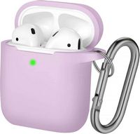 SaharaCase - Case Kit for Apple AirPods (1st Generation and 2nd Generation) - Lavender - Left View