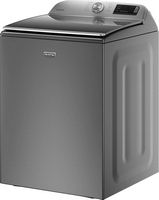 Maytag - 4.7 Cu. Ft. Smart Top Load Washer with Extra Power Button - Metallic Slate - Left View