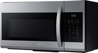 Samsung - 1.7 Cu. Ft. Over-the-Range Microwave - Stainless Steel - Left View