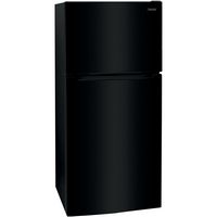 Frigidaire - 20 Cu. Ft. Top-Freezer Refrigerator - Black - Left View