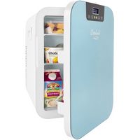 Cooluli - Concord 0.7 Cu. Ft. Mini Fridge - Blue - Left View