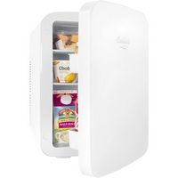 Cooluli - Infinity 0.5 Cu. Ft. Mini Fridge - White - Left View