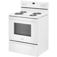 Whirlpool - 4.3 Cu. Ft. Freestanding Electric Range with Self-Cleaning and Keep Warm Setting - White - Left View