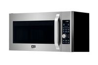 LG - STUDIO 1.7 Cu. Ft. Convection Over-the-Range Microwave Oven with Sensor Cooking - Stainless ... - Left View