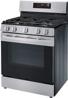 LG - 5.8 Cu. Ft. Smart Freestanding Gas True Convection Range with EasyClean and AirFry - Stainle... - Left View